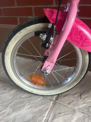 Bicicleta infantil Btwin 14 rosa