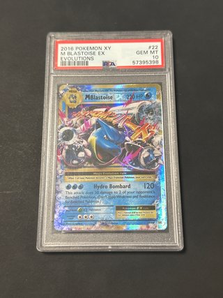 M Blastoise EX 2016 PSA 10