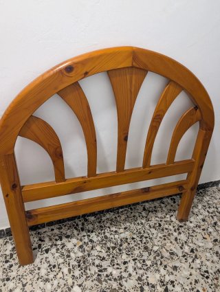 Cabecero de cama de madera 90