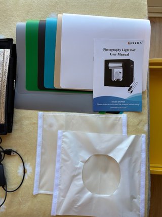 Caja de Luz Fotográfica DUCLUS 25x25cm + Fondos