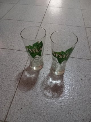 2 Vasos Nestea Vidrio