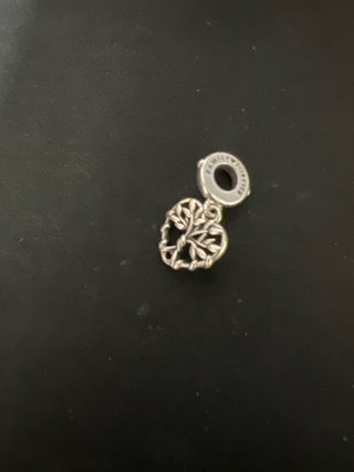 Pandora Charm Corazón Árbol Familiar Plata