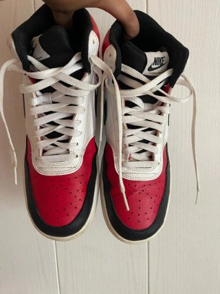 Nike High Top Zapatillas Rojas y Blancas