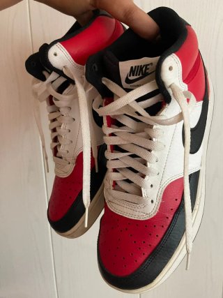 Nike High Top Zapatillas Rojas y Blancas