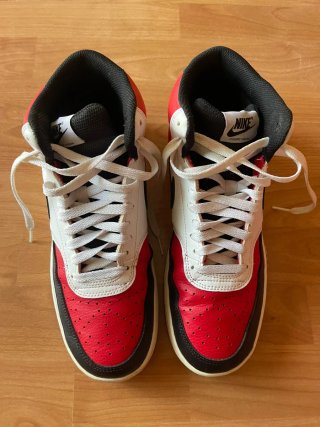 Nike High Top Zapatillas Rojas y Blancas