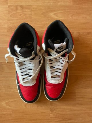 Nike High Top Zapatillas Rojas y Blancas