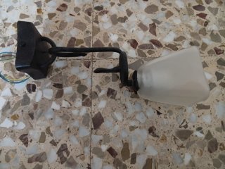 Lámpara de techo beige/gris