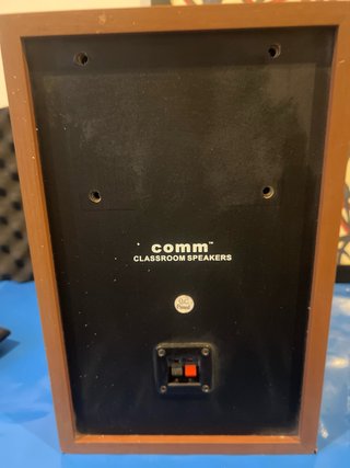 Altavoz Comm Negro y Marrón