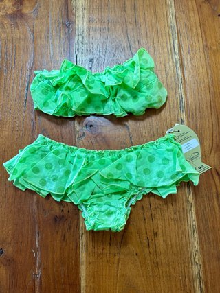 Bikini Como un pez en el agua verde S
