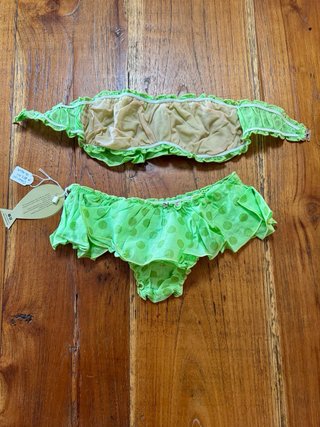 Bikini Como un pez en el agua verde S