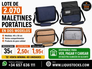 Lote 2.070 Maletines Portátiles (2 Modelos)