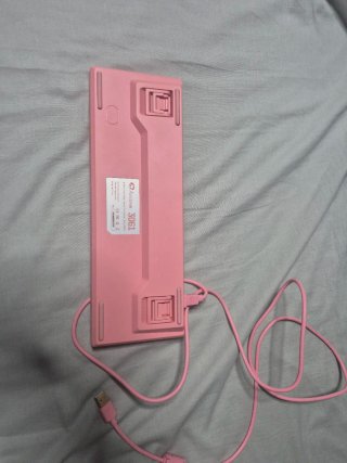 Teclado Mecánico Custom Pink/White