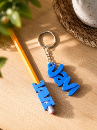 Llavero nombre personalizado vuelta al cole