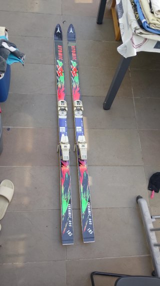 esquís vintage Atomic Ceramic 445 de 185 cm