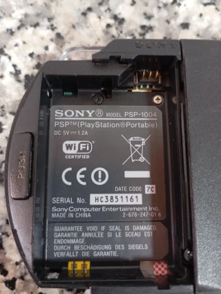 Sony PSP 1000 Negra