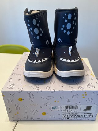 Botas de nieve dinosaurio talla 25