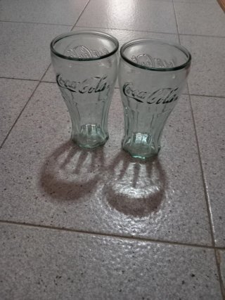 Vasos Coca-Cola de Vidrio Transparentes