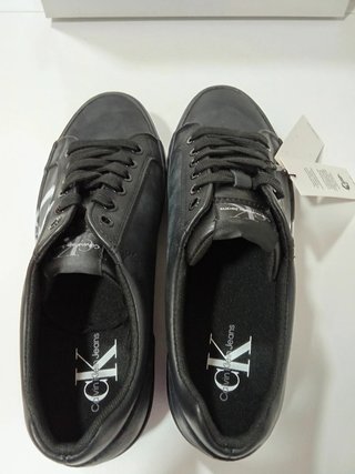 Zapatillas Calvin Klein Jeans negras logo CK talla