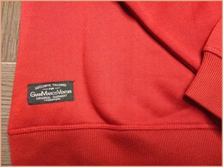 Sudadera Gian Marco Venturi GMV roja logo bordado