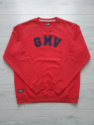 Sudadera Gian Marco Venturi GMV roja logo bordado