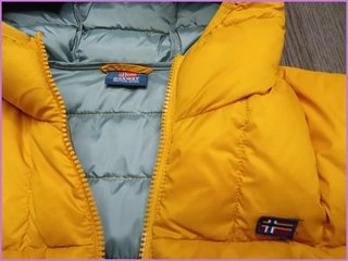 Anorak Norway Nautical School acolchado ocre con c