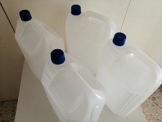 Set 4 taniche vuote 5 litri plastica