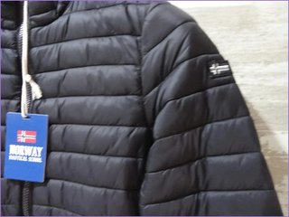 Chaqueta Norway Nautical School acolchada negra ta