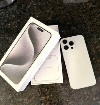 iPhone 15 Pro Max 256GB Blanco