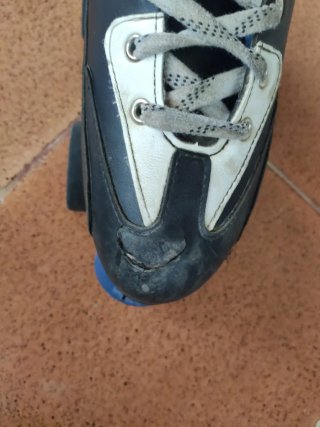 Patines Hockey / hoque iReno Talla 39 Bota Platina