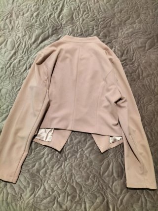 Blazer corto rosa Allegra K Taglia XL