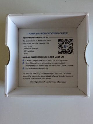 Adaptador Carsifi Android Auto Inalámbrico