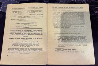 Temario Oposiciones M. Educación Nacional 1957