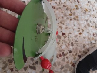 Lámpara infantil oruga decorativa