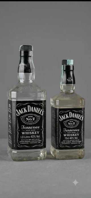 Bottiglia vuota Jack Daniel's Tennessee Whiskey
