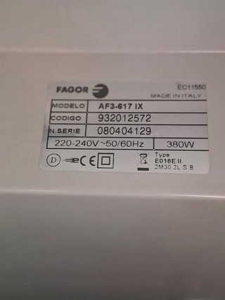 Extractor de humos cocina Fagor
