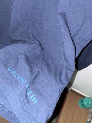 Camiseta Calvin Klein Hombre Talla S Azul