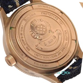 RELOJ BULOVA MIL SHIP 150º ANIVERSARIO 98A325