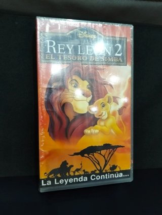 VHS Disney: El Rey León 2 y La Dama y el Vagabundo