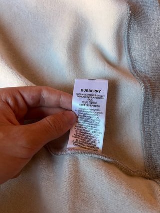 Sudadera Burberry Cremallera Beige/Gris