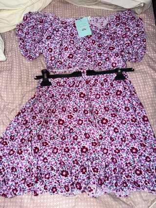 Conjunto falda y top floral