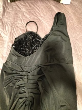 Vestido fiesta negro Shein Curve lentejuelas XL