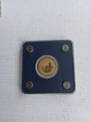 Lote 4 Monedas Oro 24K