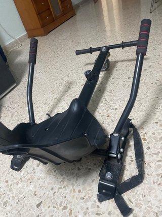 Hoverboard rosa con asiento, cargador y funda
