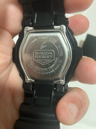 Casio G-Shock G-7700 Negro/Plata con protector