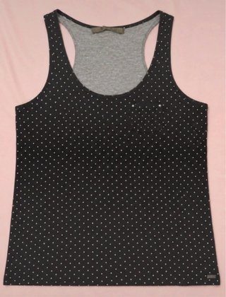 Camiseta de tirantes con lunares
