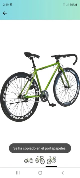 Bicicleta verde HYLOO 700