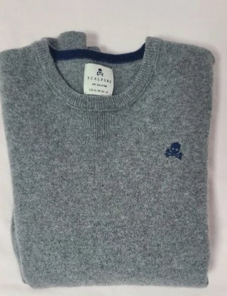 Jersey Scalpers unisex gris talla 14 (XS)