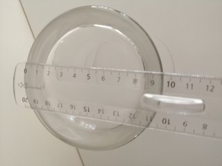 Vaso IKEA vetro trasparente H 20 cm