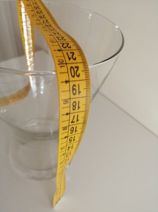 Vaso IKEA vetro trasparente H 20 cm