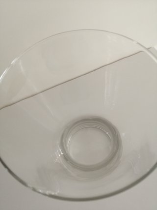 Vaso IKEA vetro trasparente H 20 cm